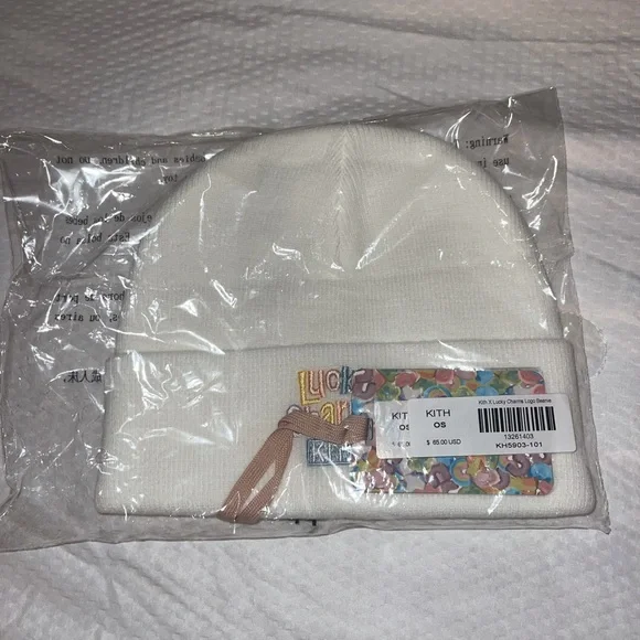 Kith White Beanie Hat - Picture 3 of 3